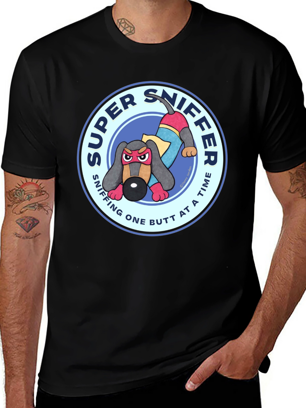 Super Sniffer Dog Graphic Tee