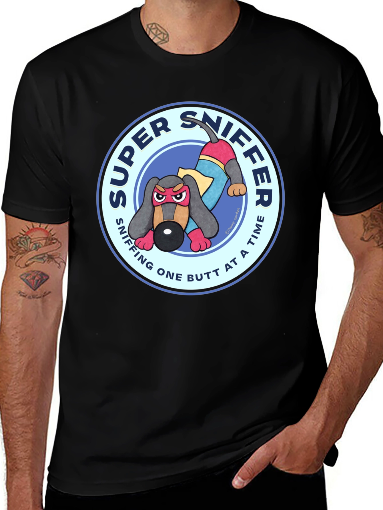 Super Sniffer Dog Graphic Tee