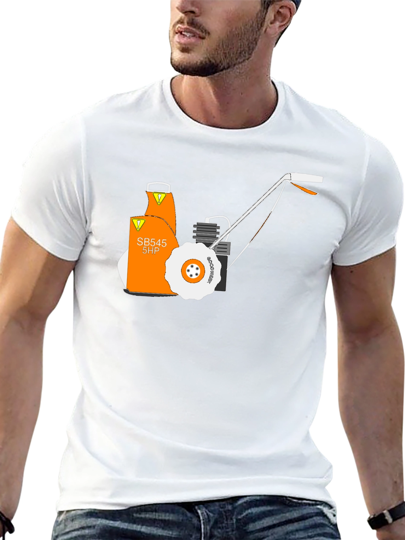 Unique Graphic Tee - SB545 5HP Design