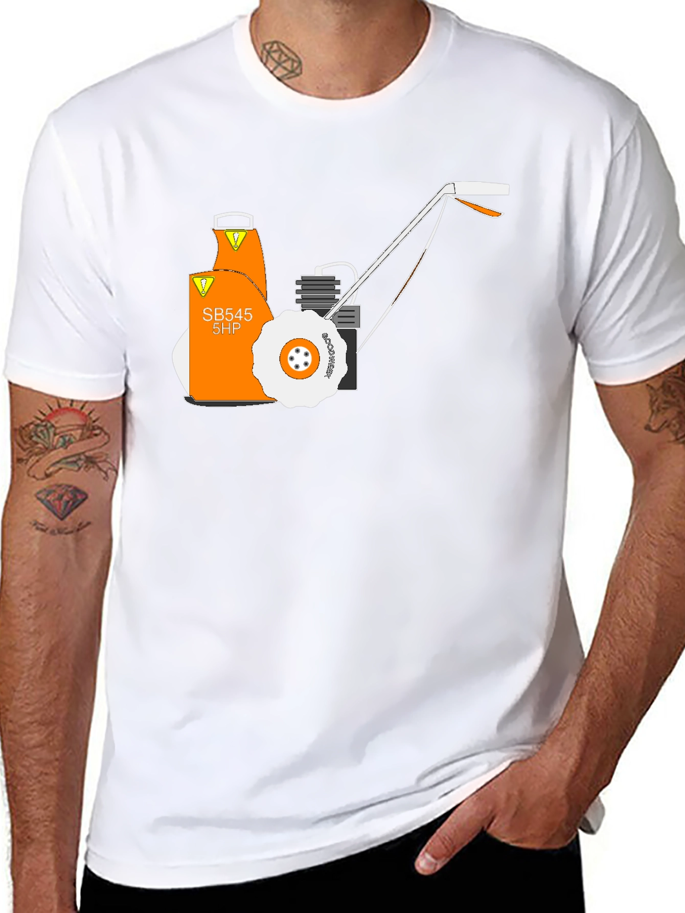Unique Graphic Tee - SB545 5HP Design