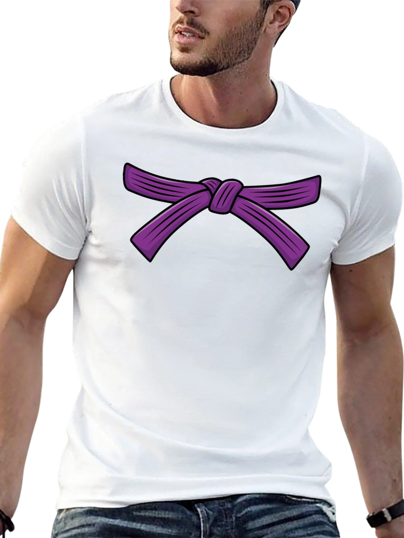 Purple Belt Graphic Tee - Martial Arts Style