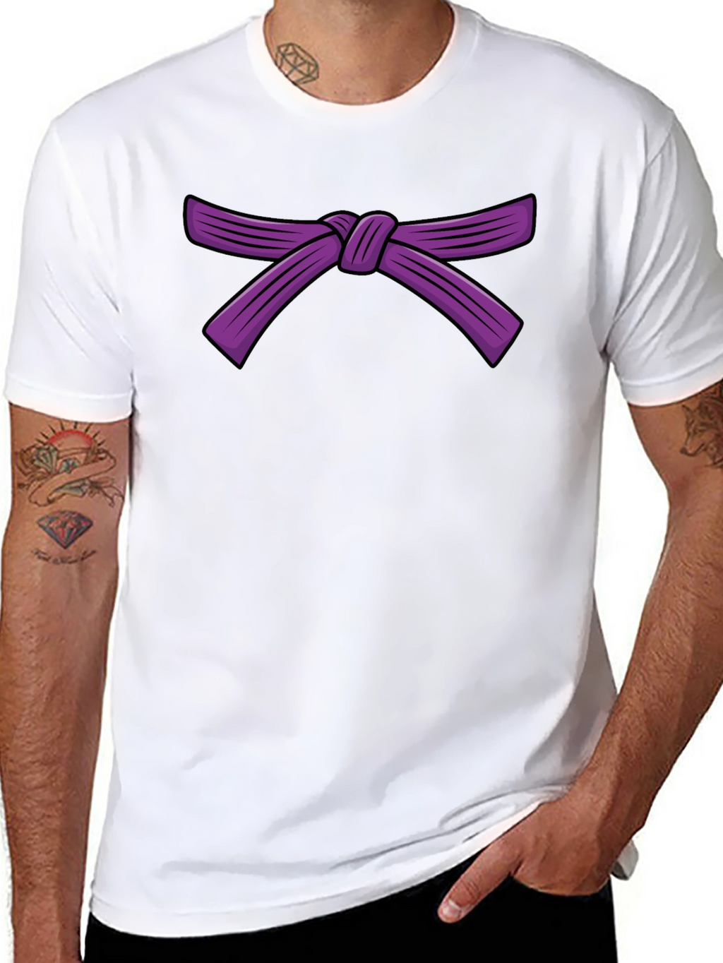 Purple Belt Graphic Tee - Martial Arts Style