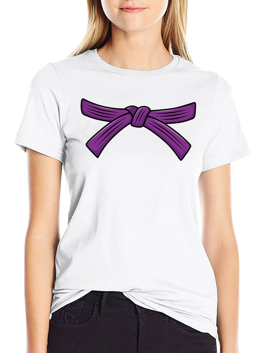 Purple Belt Graphic Tee - Martial Arts Style