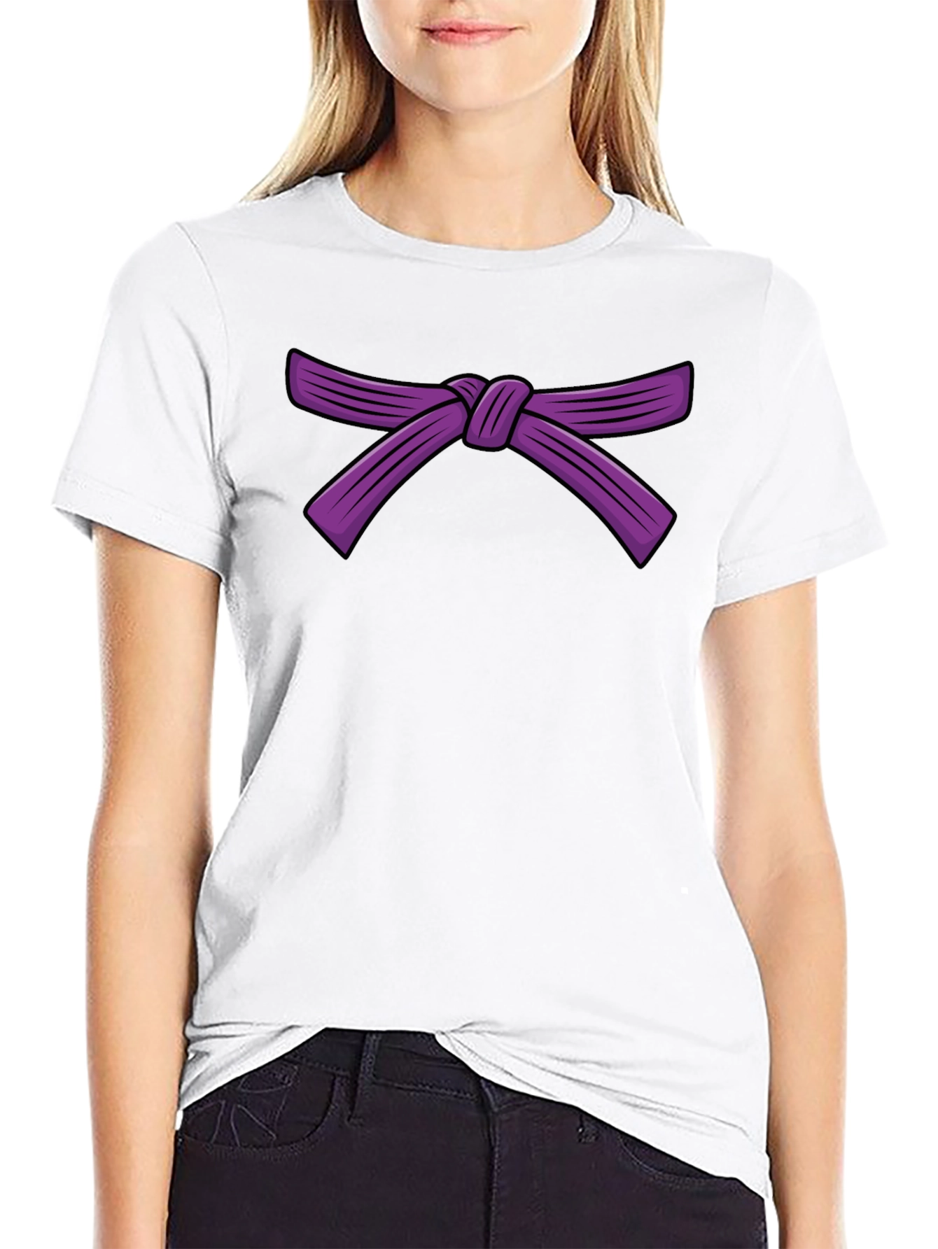 Purple Belt Graphic Tee - Martial Arts Style
