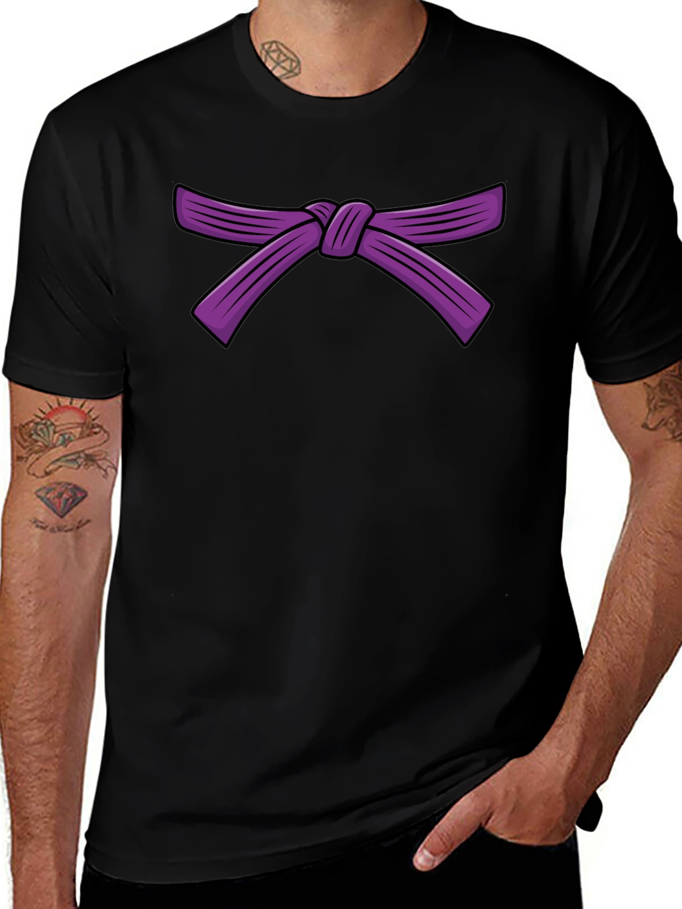 Purple Belt Graphic Tee - Martial Arts Style