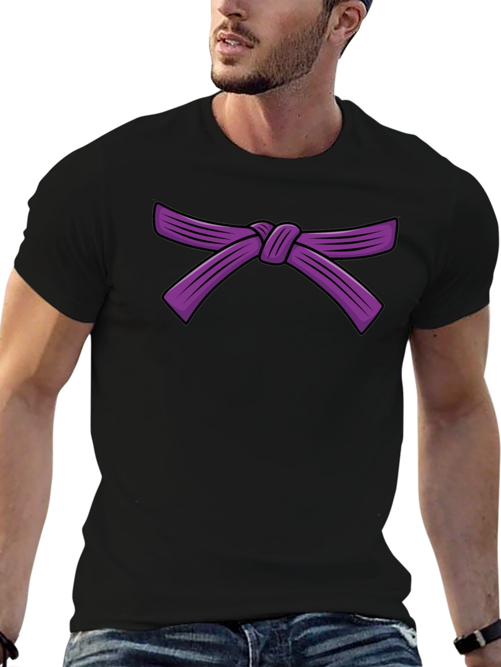 Purple Belt Graphic Tee - Martial Arts Style