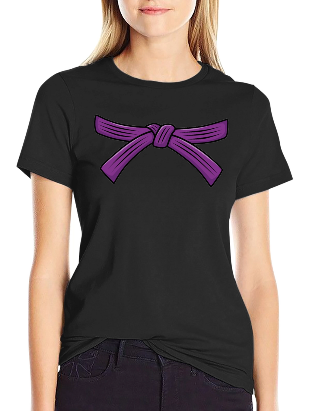Purple Belt Graphic Tee - Martial Arts Style