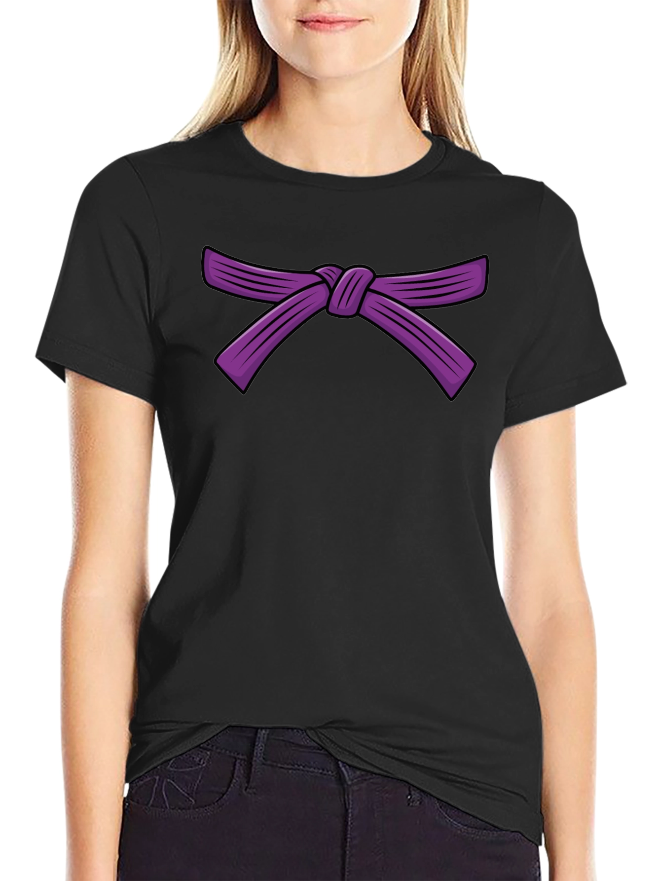 Purple Belt Graphic Tee - Martial Arts Style