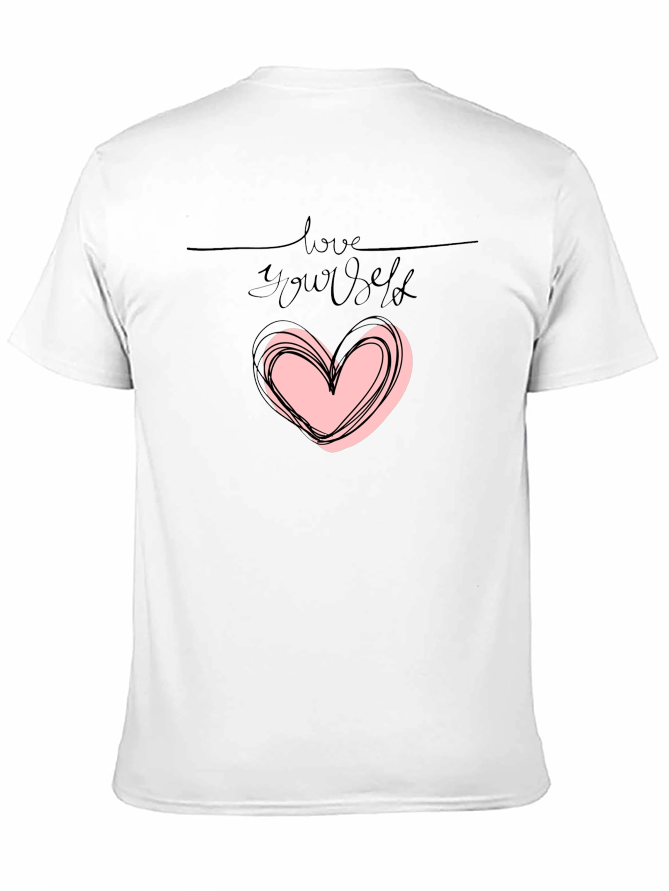 Love Yourself Graphic Tee - Trendy Black Shirt