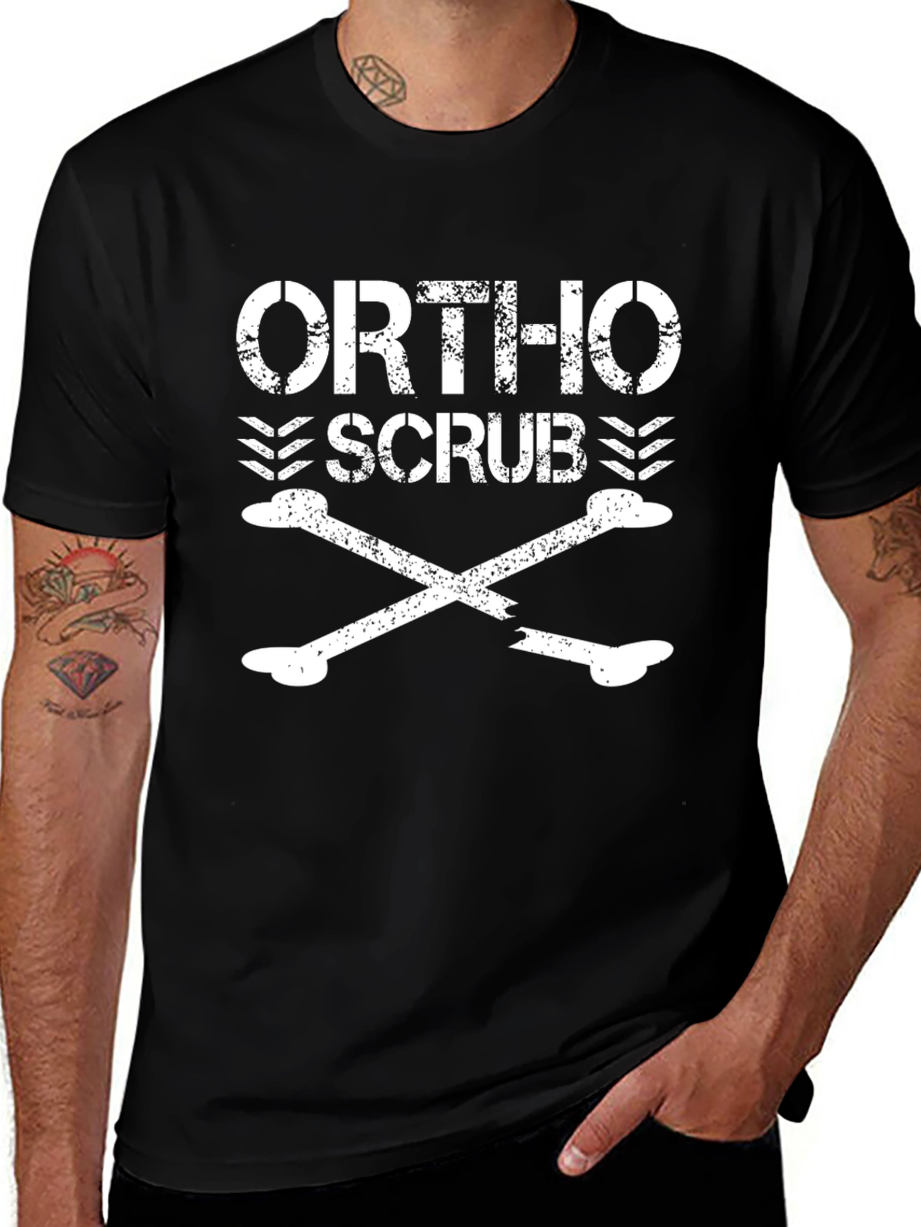Ortho Scrub T-Shirt - Bone Design
