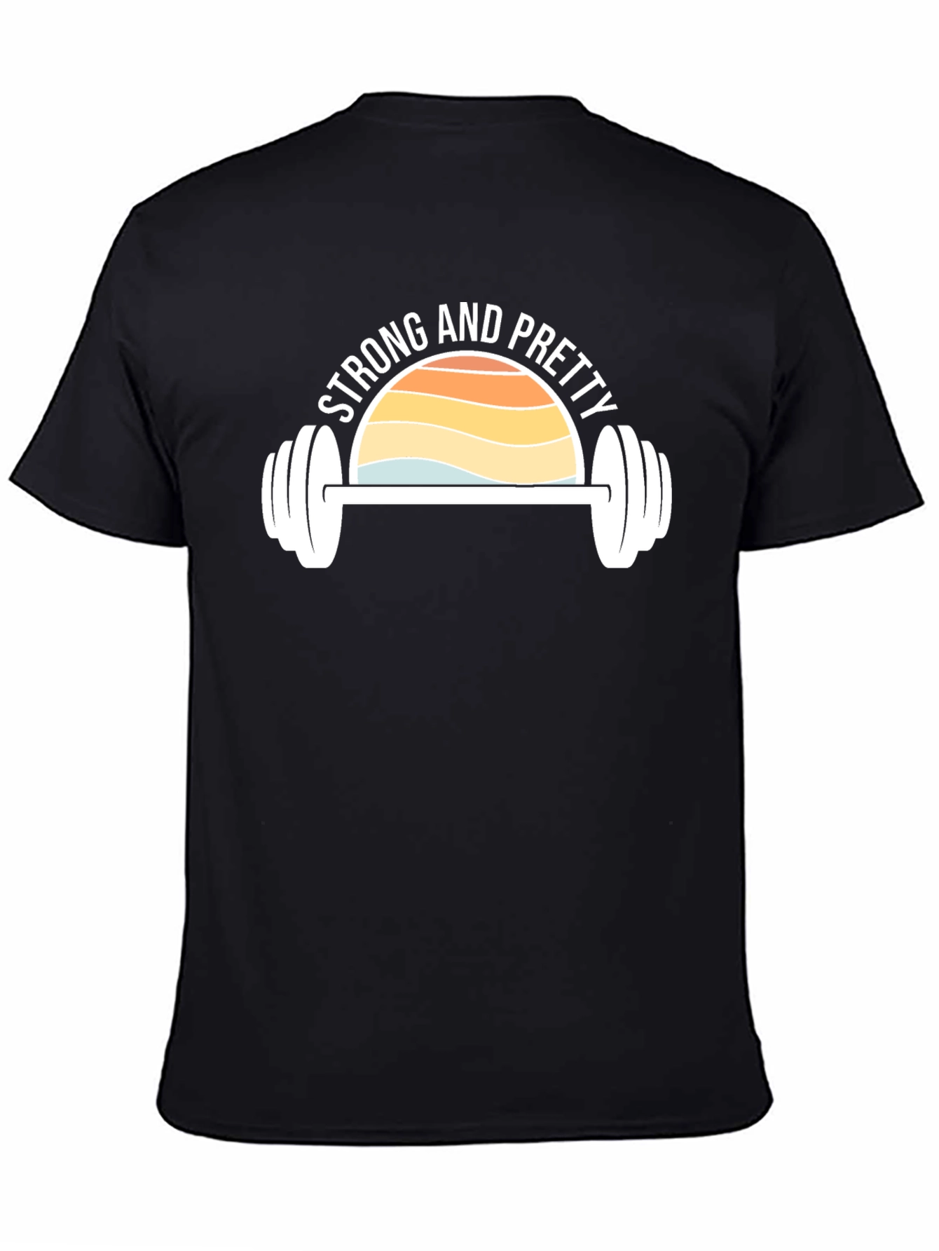Strong & Pretty Graphic Tee - Fitness Motivation