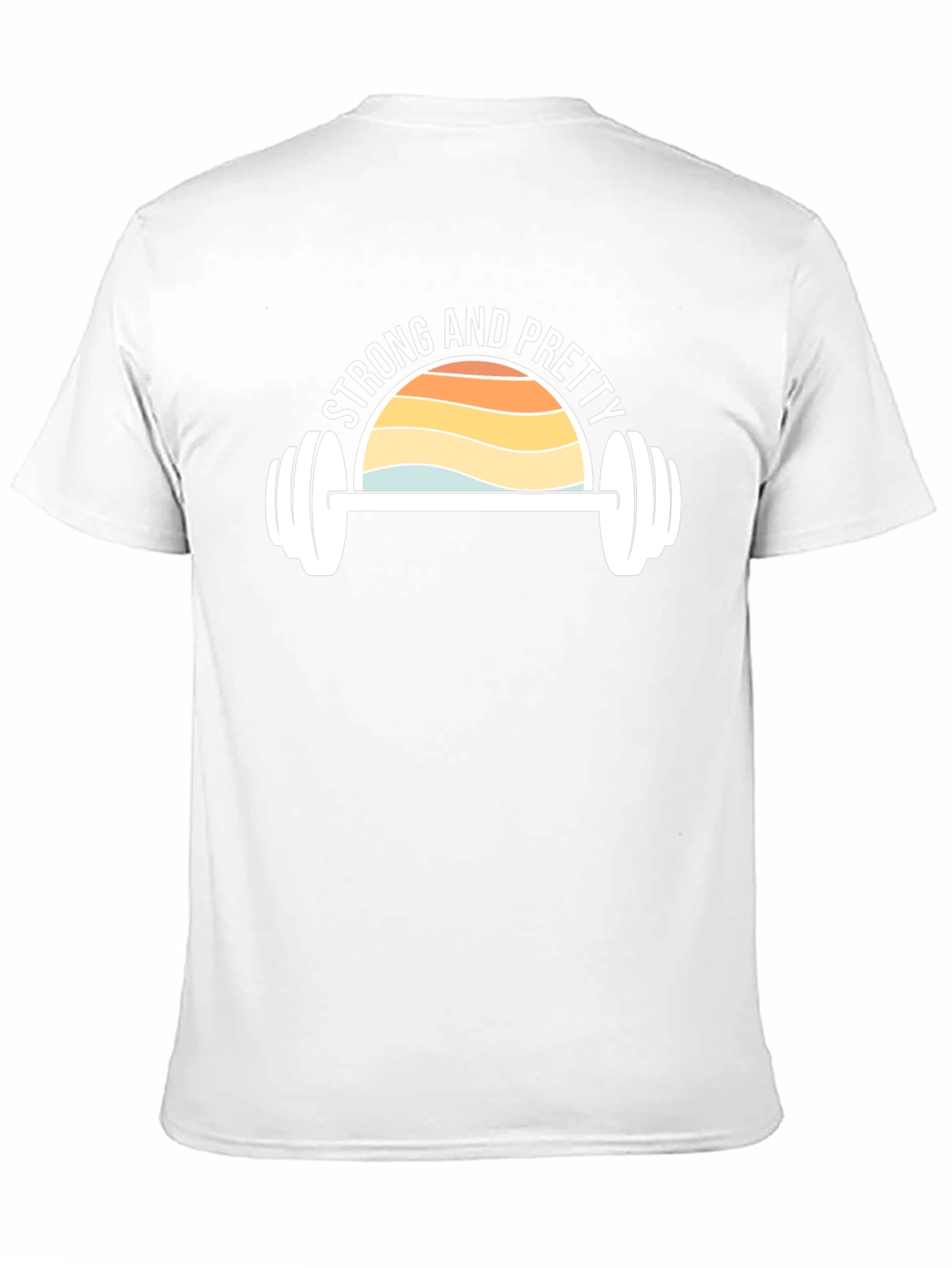 Strong & Pretty Graphic Tee - Fitness Motivation