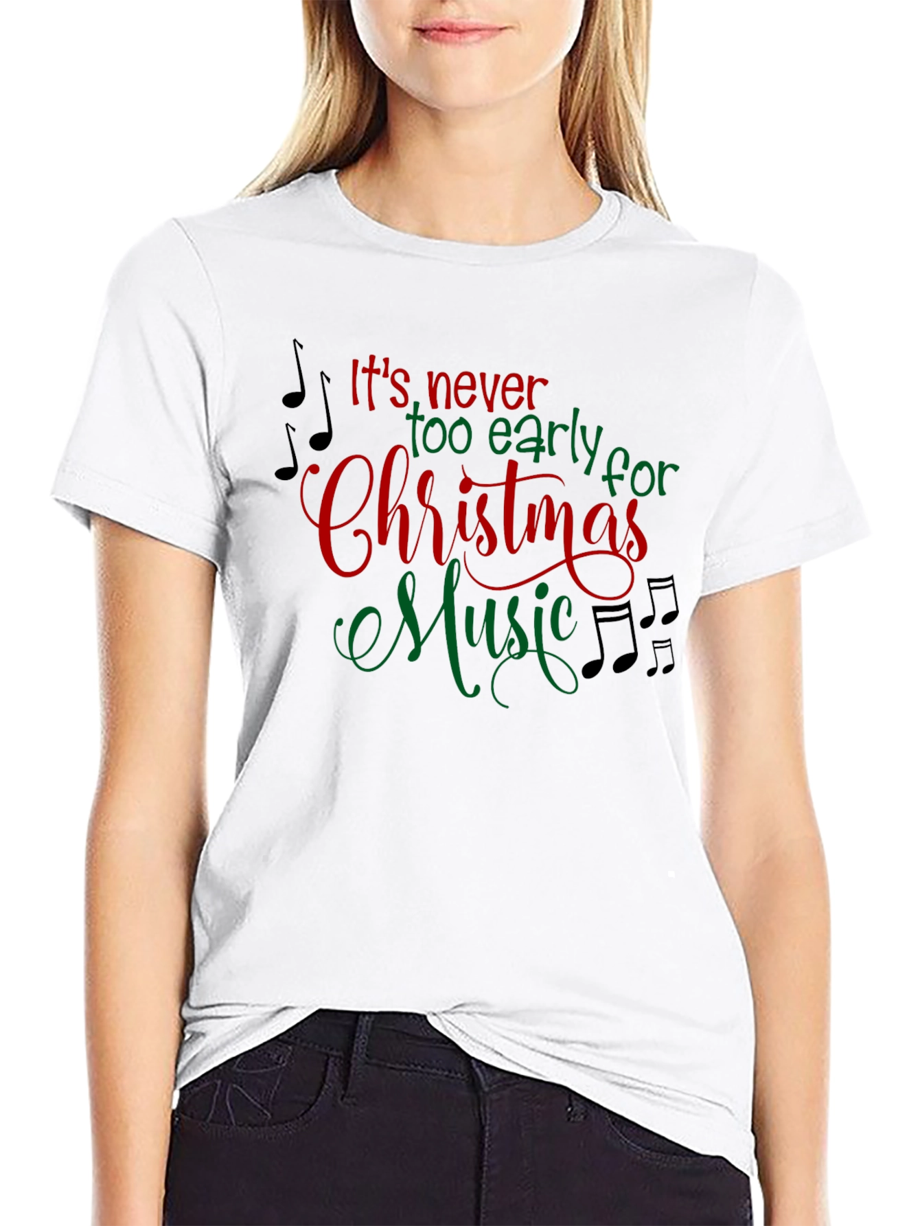 Its Never Too Early Christmas Music T-Shirt