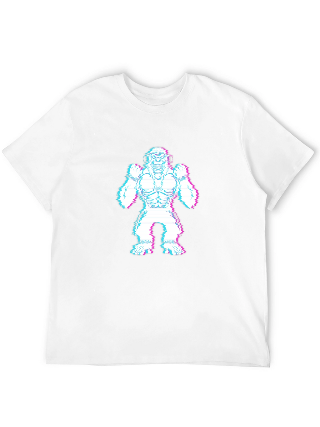 Glitch Gorilla Black T-Shirt