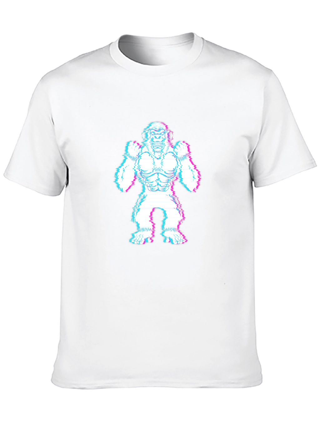 Glitch Gorilla Black T-Shirt