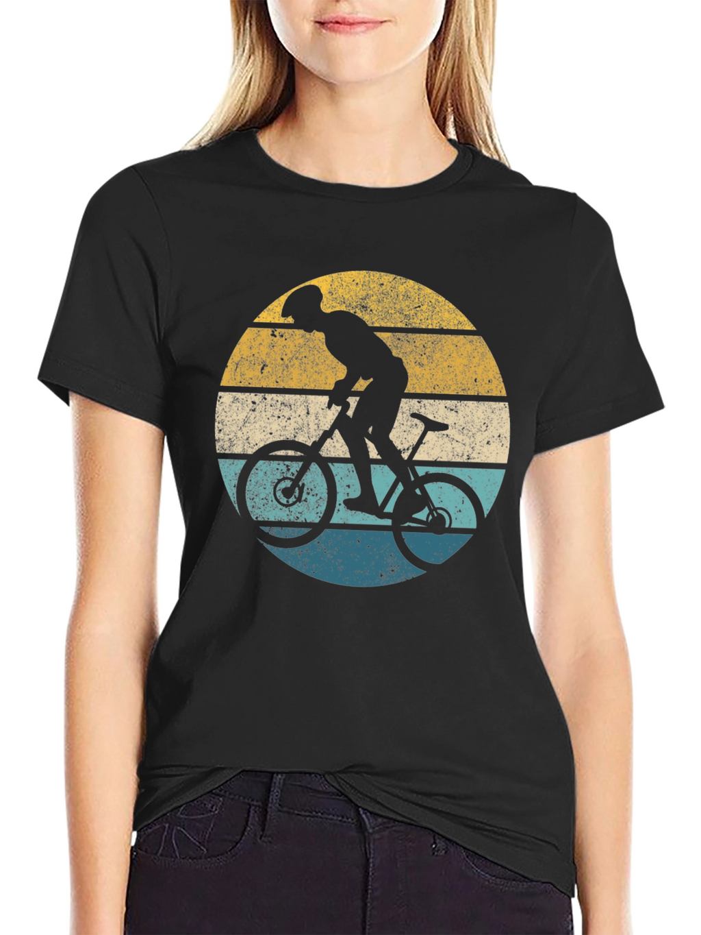 Retro Mountain Biker Graphic Tee