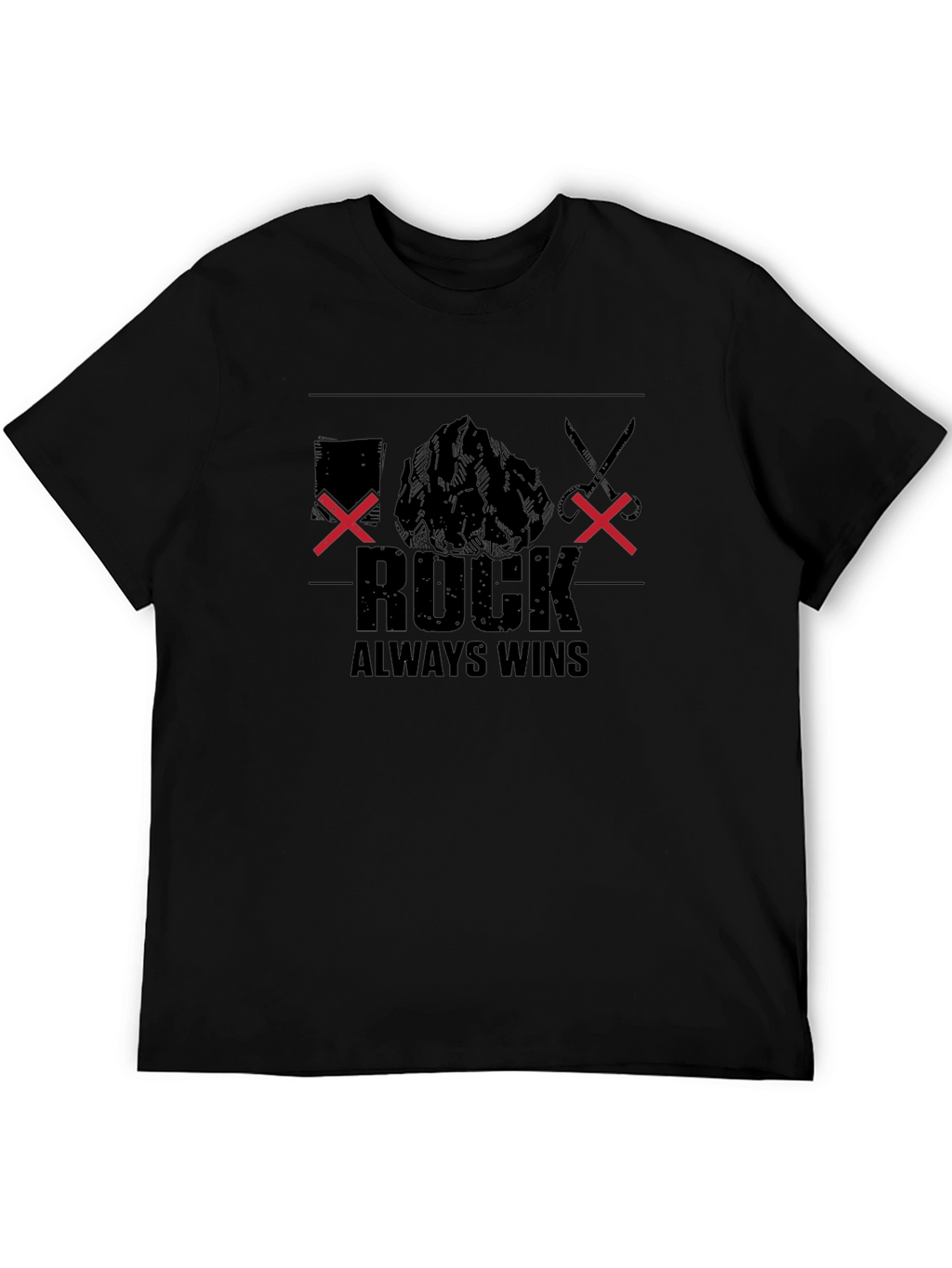 Rock Always Wins Graphic Tee
