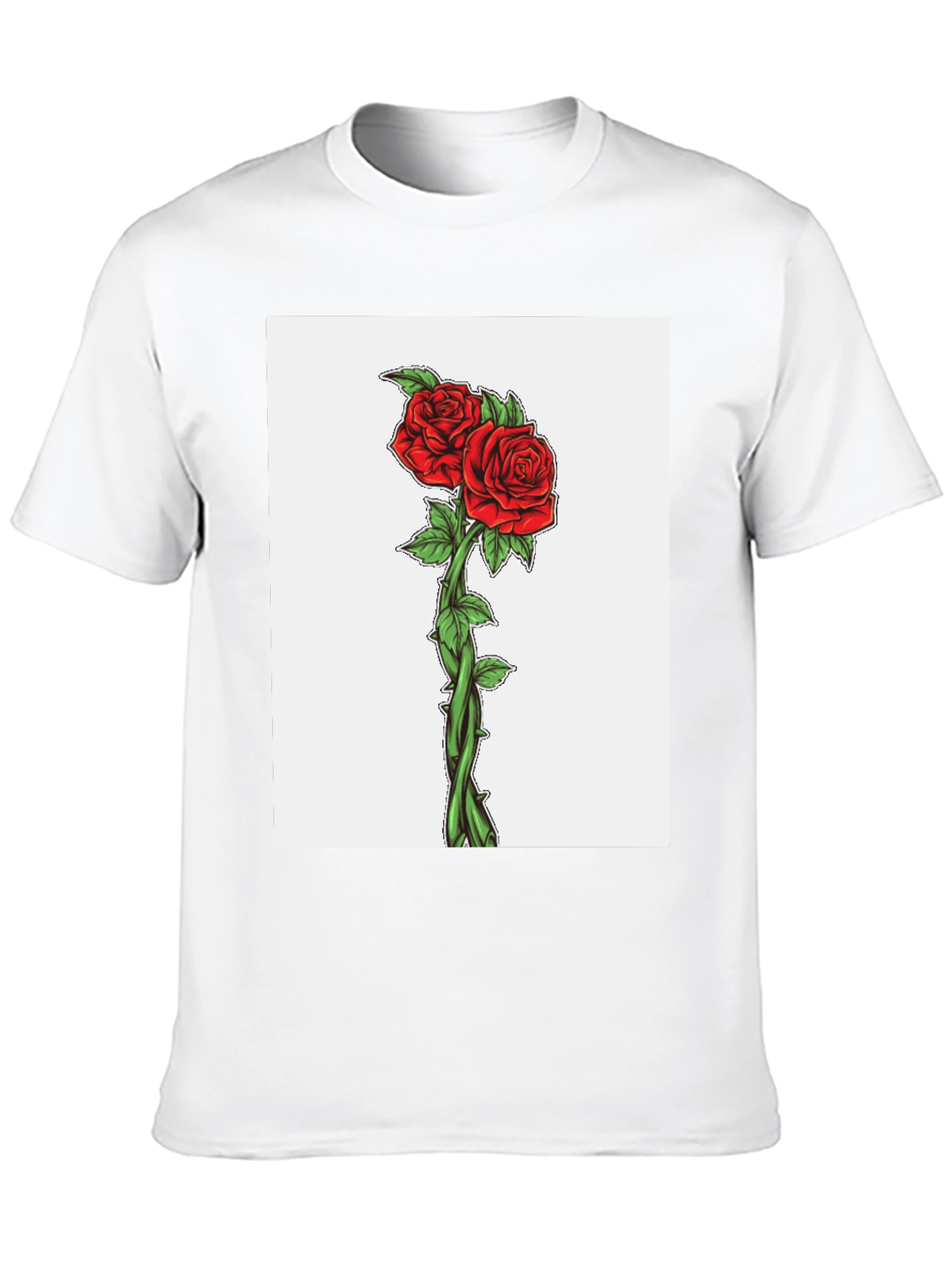 Rose Graphic T-Shirt - Black