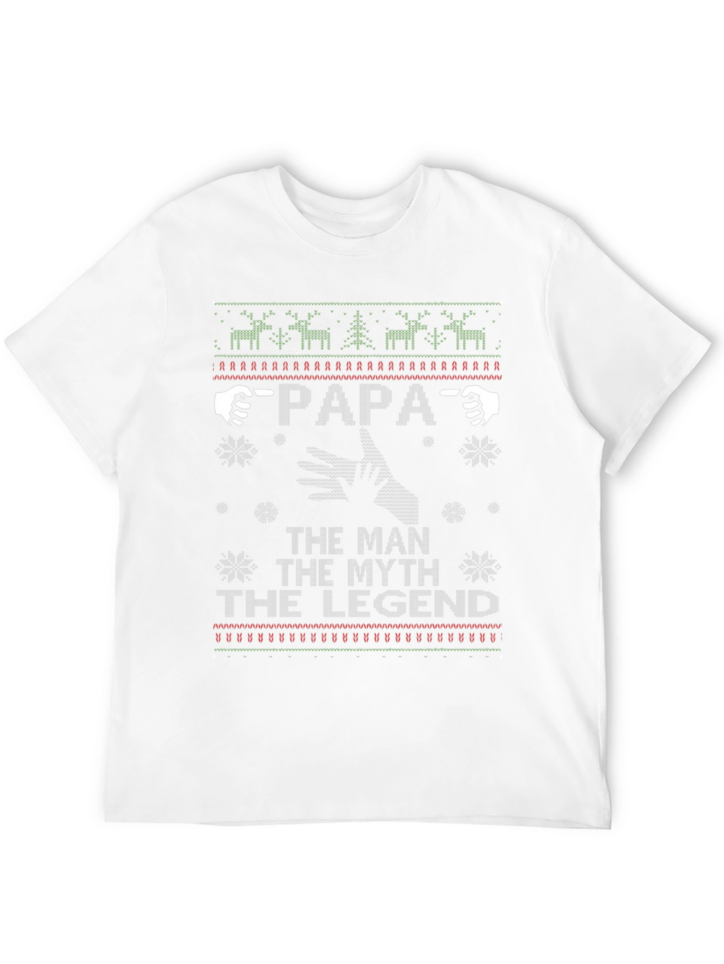 Papa The Man Myth Legend Christmas T-Shirt