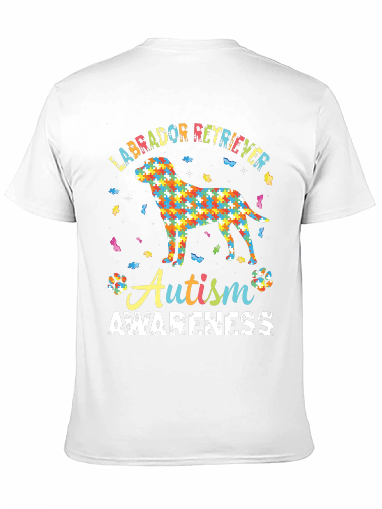 Autism Awareness Labrador Retriever Graphic T-Shirt