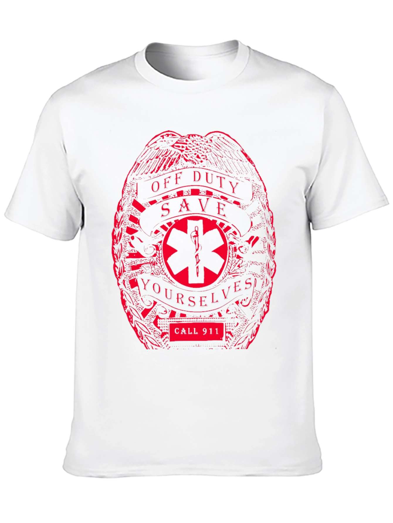 Off Duty Save Yourselves T-Shirt - Call 911