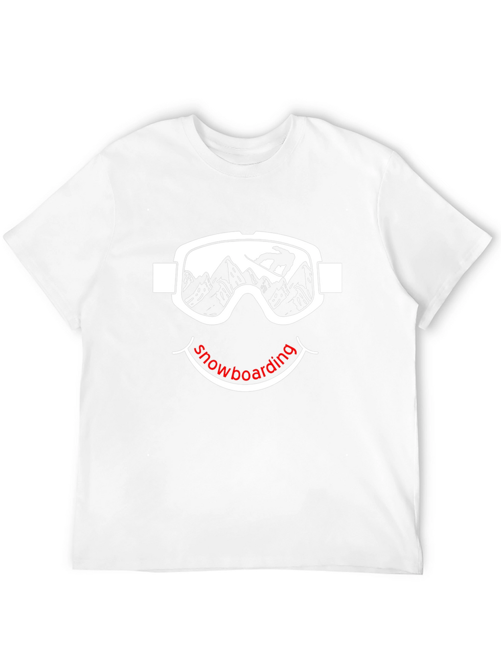 Snowboarding Smiley Face T-Shirt