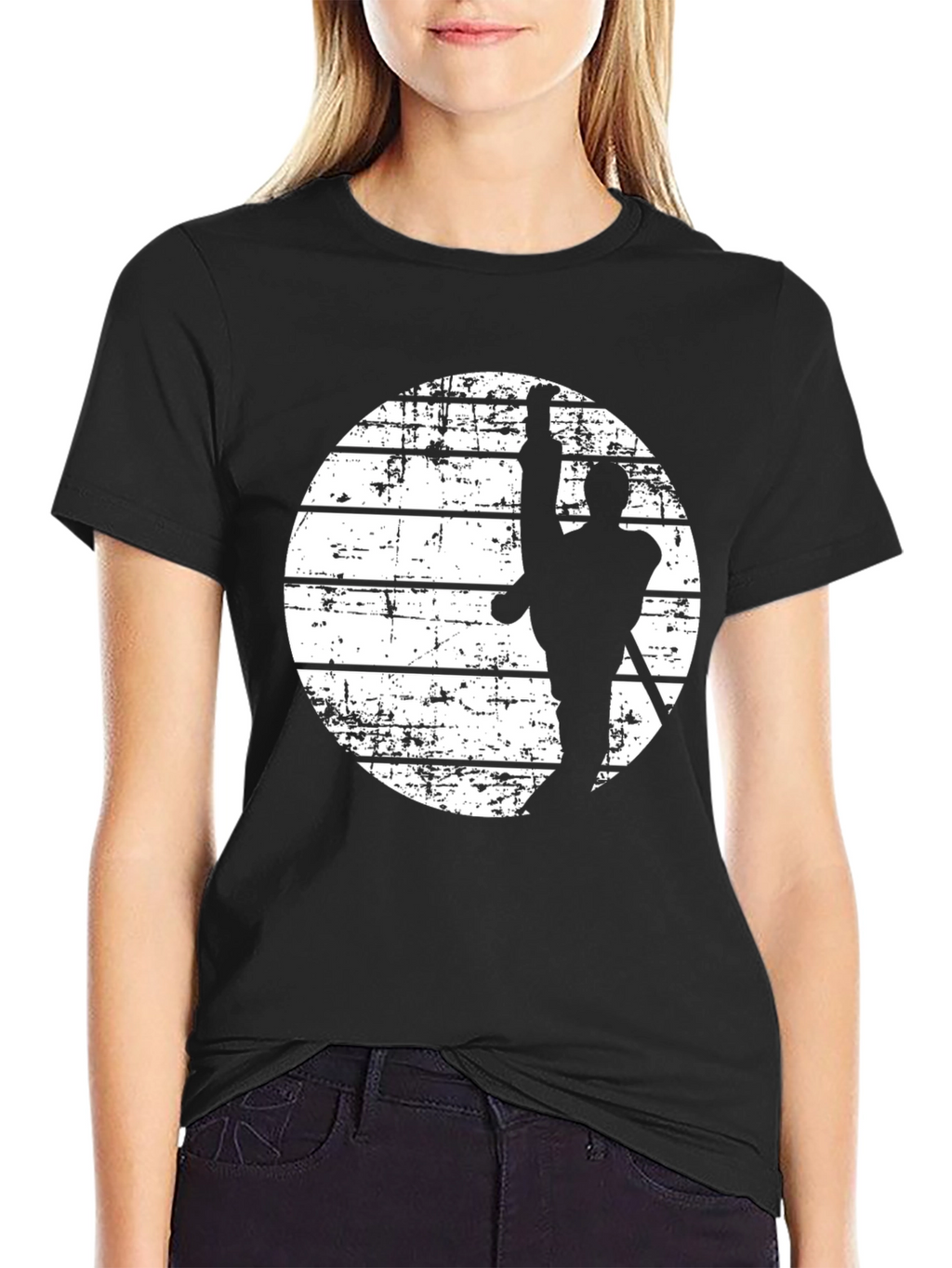Martial Arts Kick Black T-Shirt