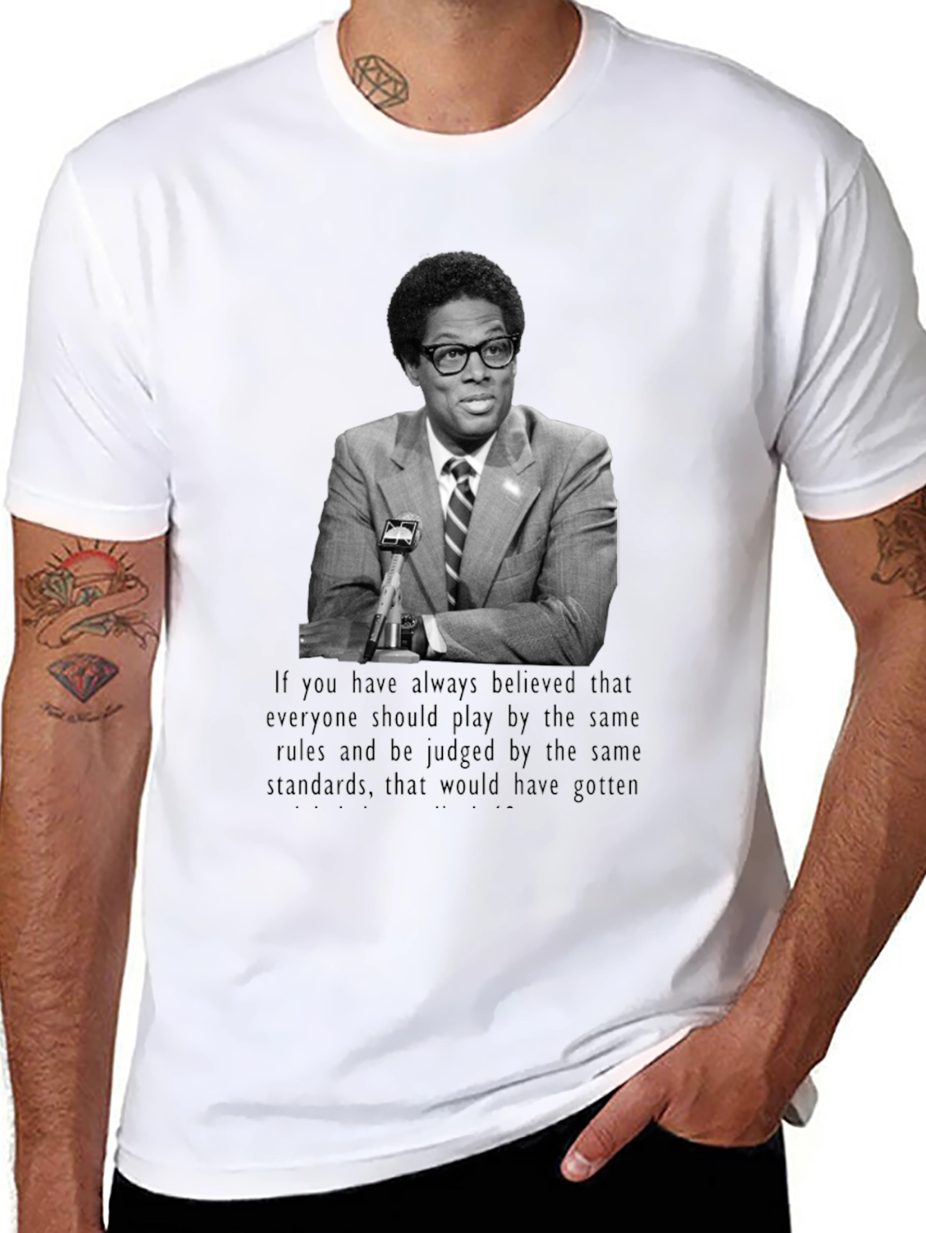 Thomas Sowell T-Shirt - Equal Standards Tee