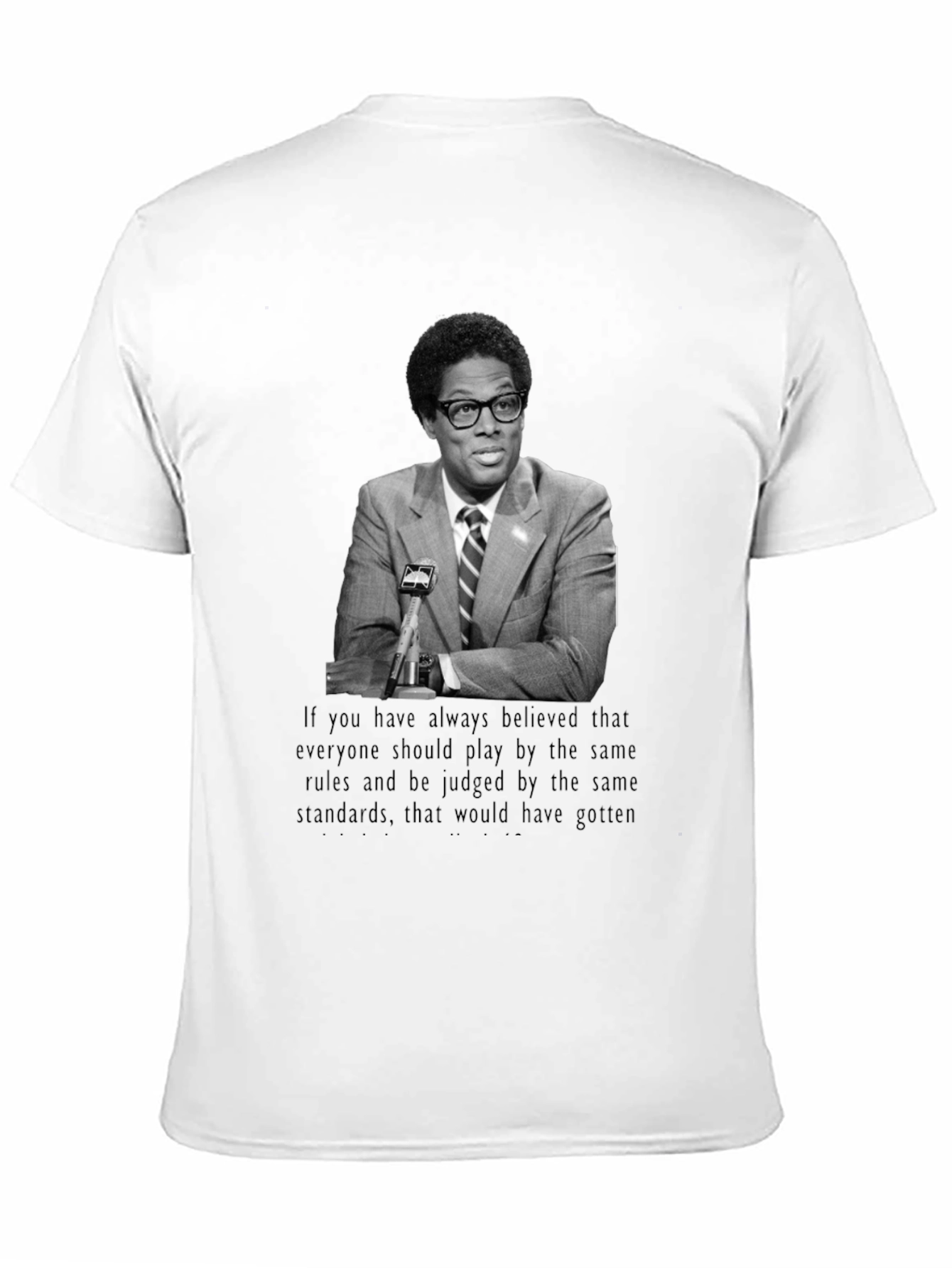 Thomas Sowell T-Shirt - Equal Standards Tee