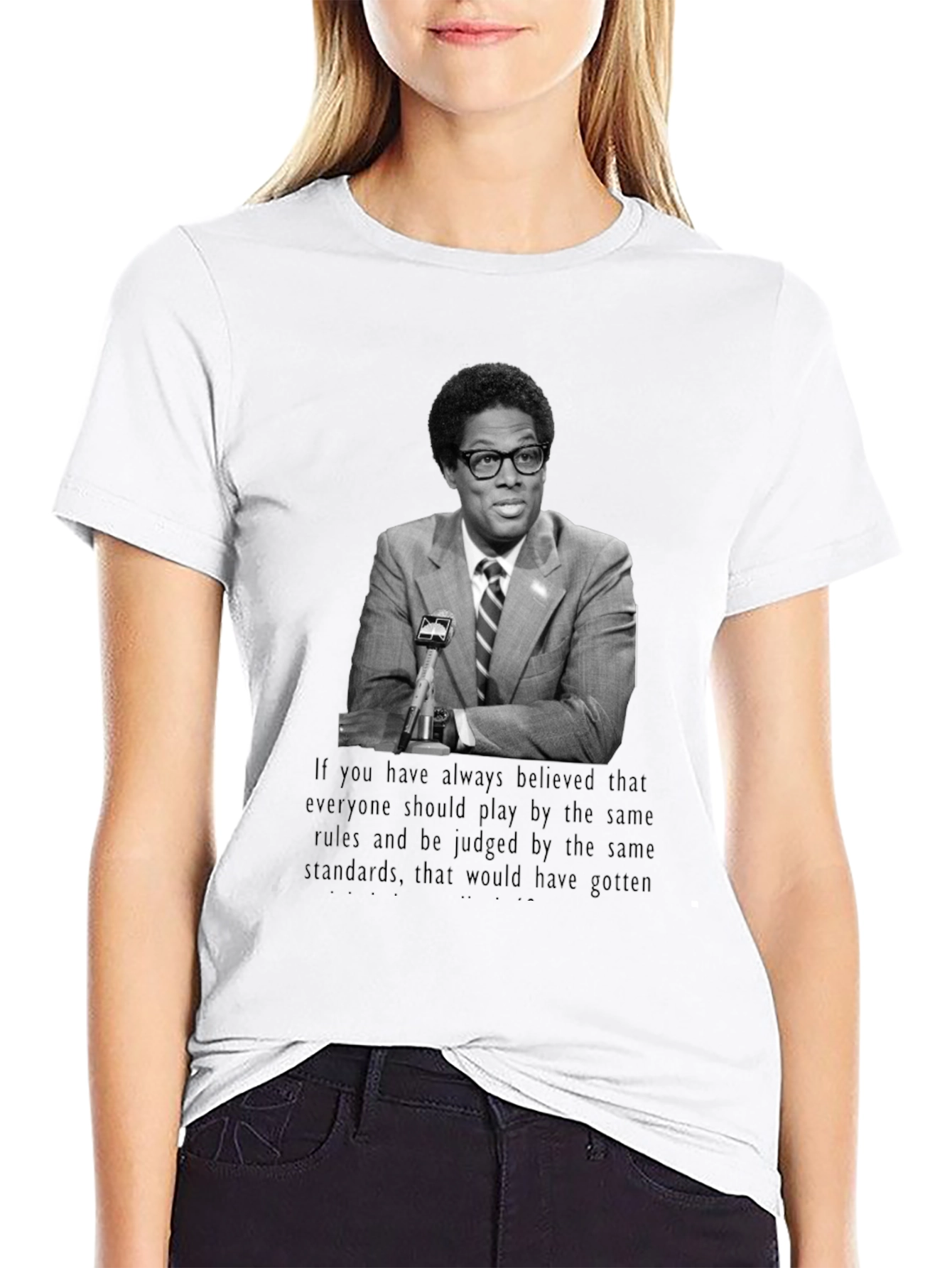 Thomas Sowell T-Shirt - Equal Standards Tee