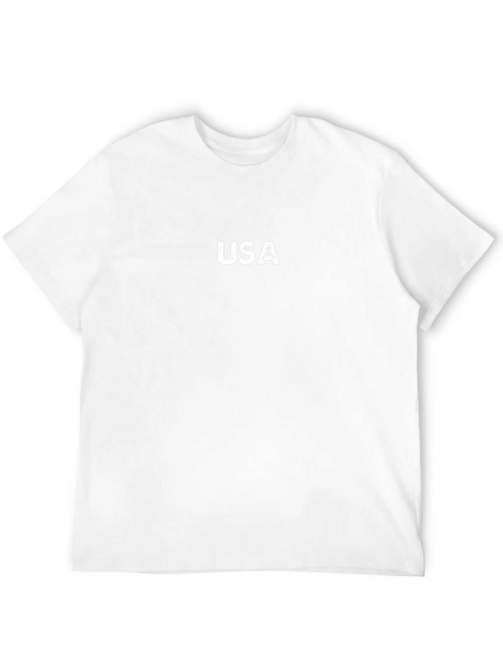 USA Graphic Print Black T-Shirt