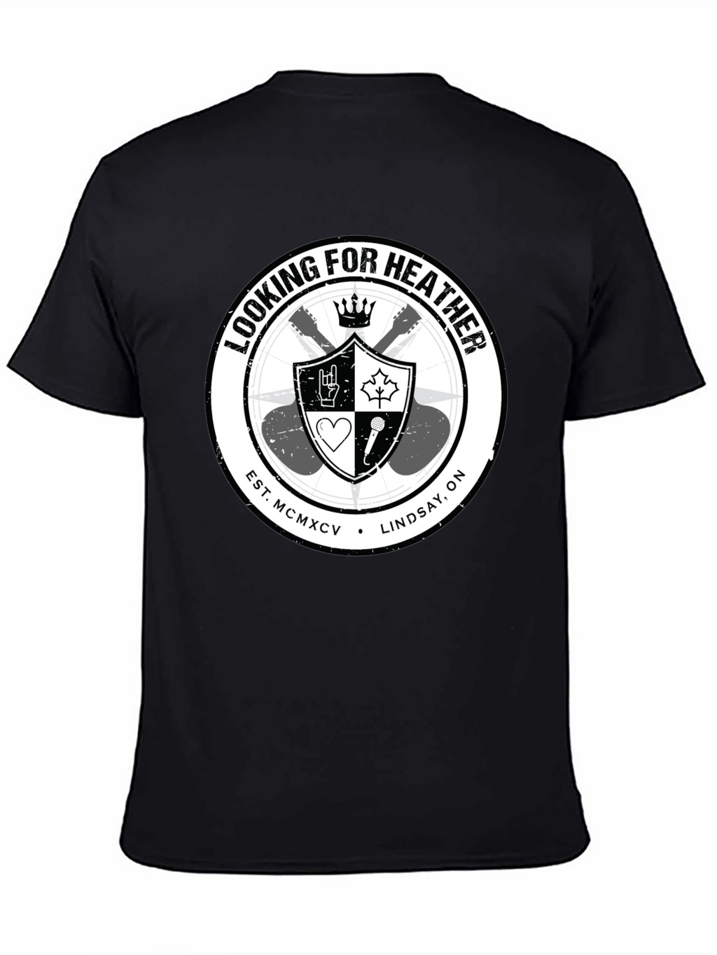 Looking for Heather Graphic T-Shirt - Black