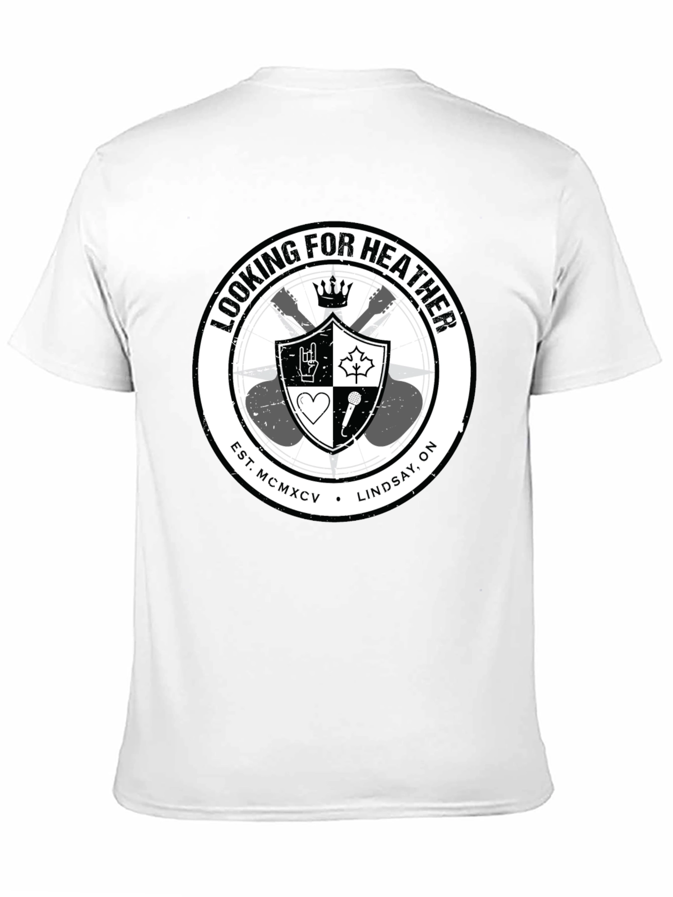Looking for Heather Graphic T-Shirt - Black