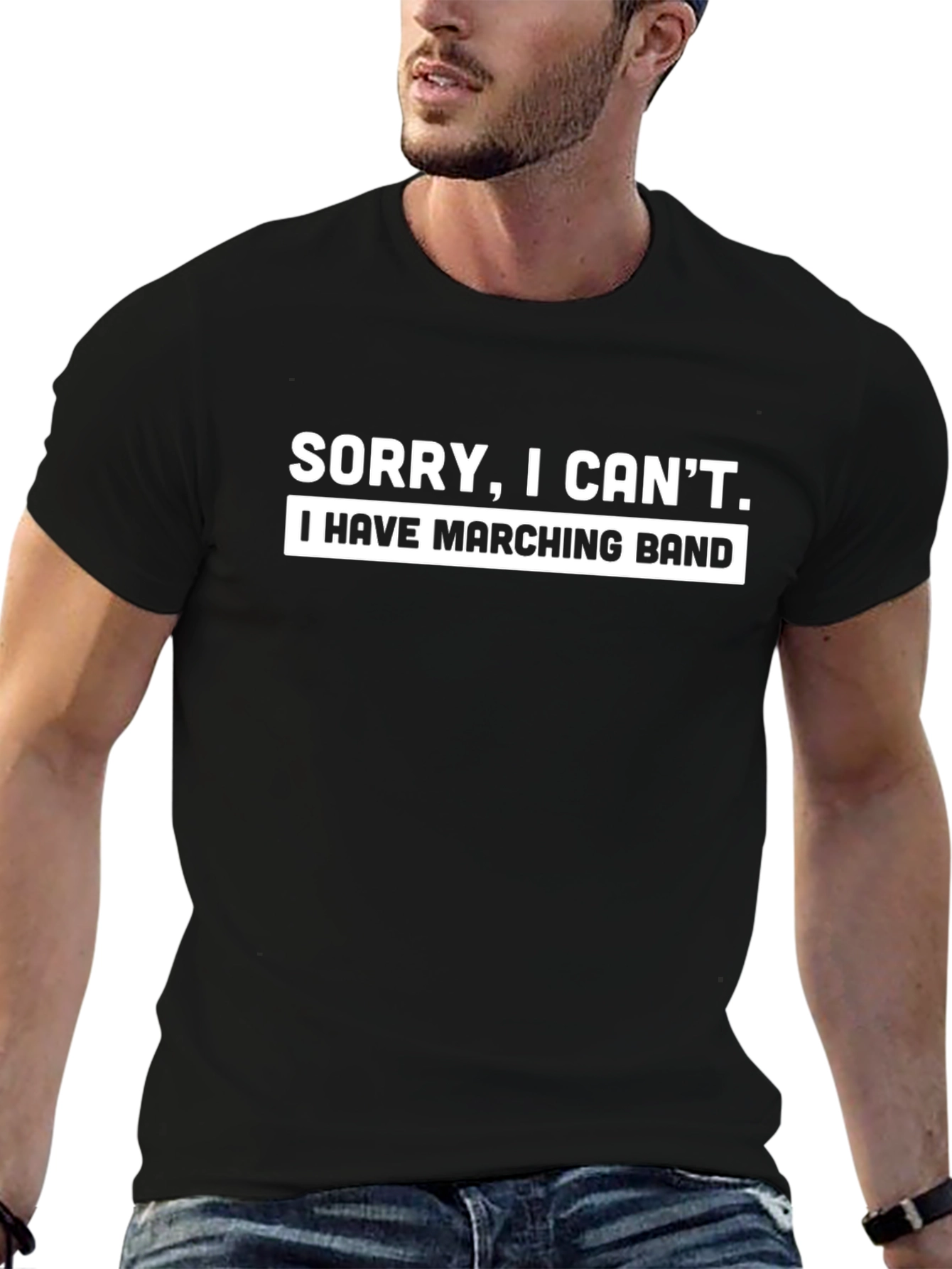 Sorry I Cant Marching Band T-Shirt