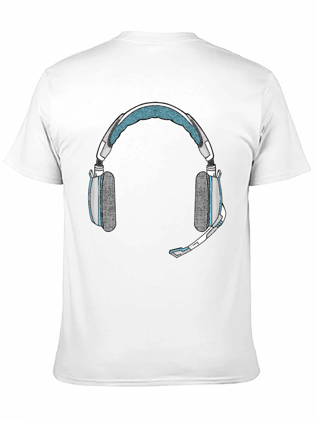 Gaming Headset Graphic Tee - Gamer Style Shirt