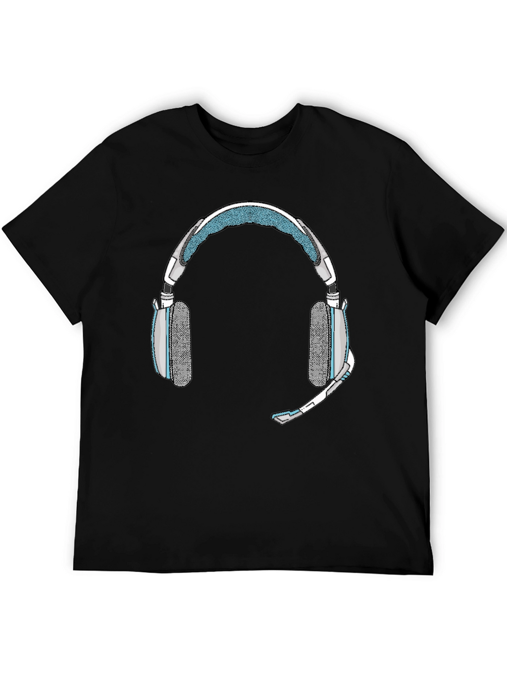 Gaming Headset Graphic Tee - Gamer Style Shirt