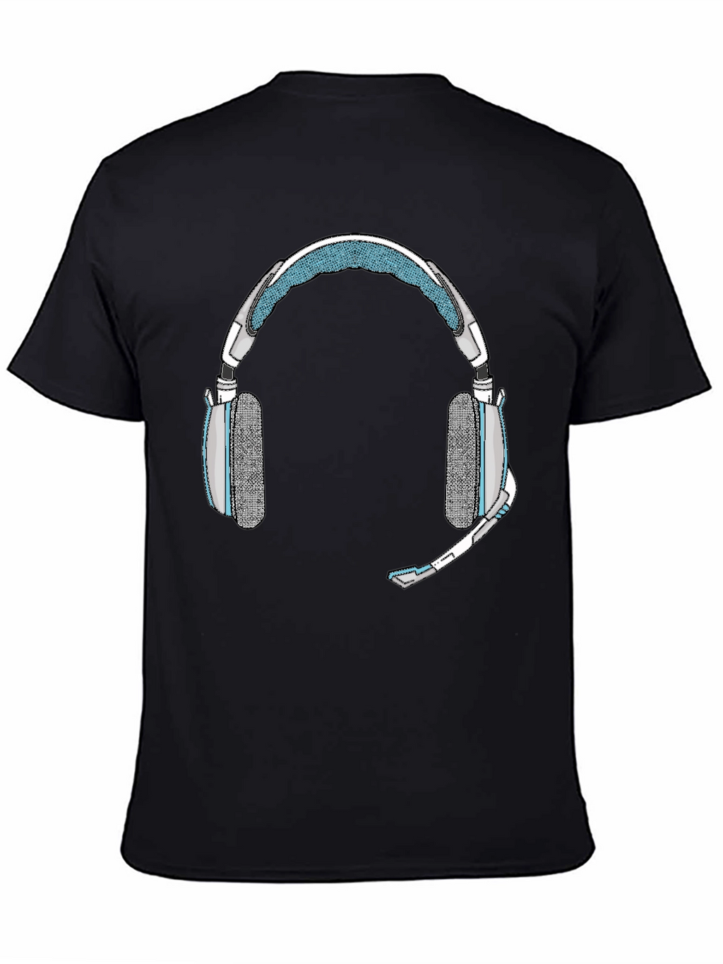 Gaming Headset Graphic Tee - Gamer Style Shirt