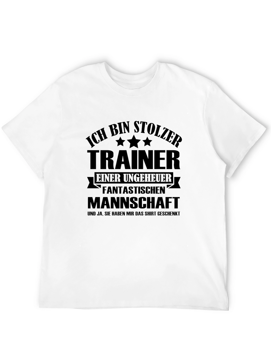 Proud Coach T-Shirt - German Text Trainer Tee