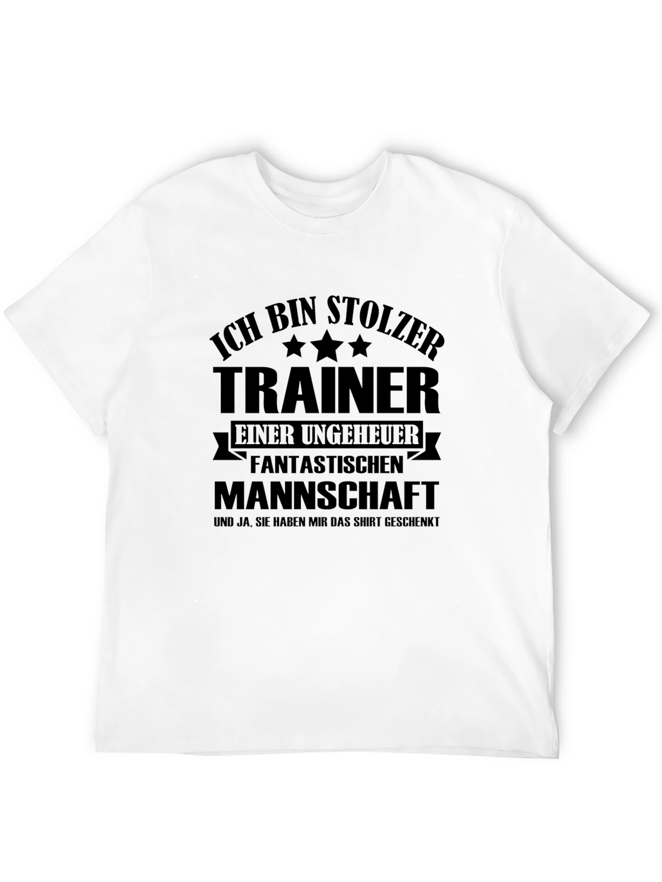 Proud Coach T-Shirt - German Text Trainer Tee