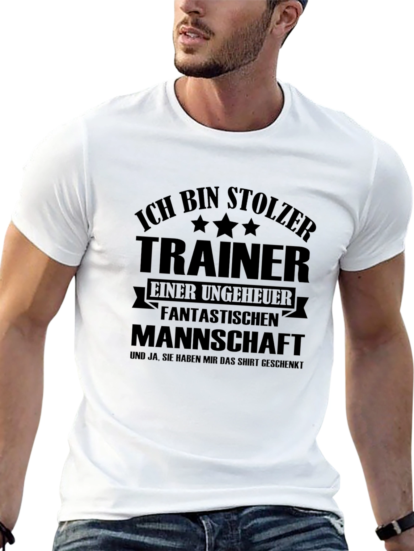 Proud Coach T-Shirt - German Text Trainer Tee