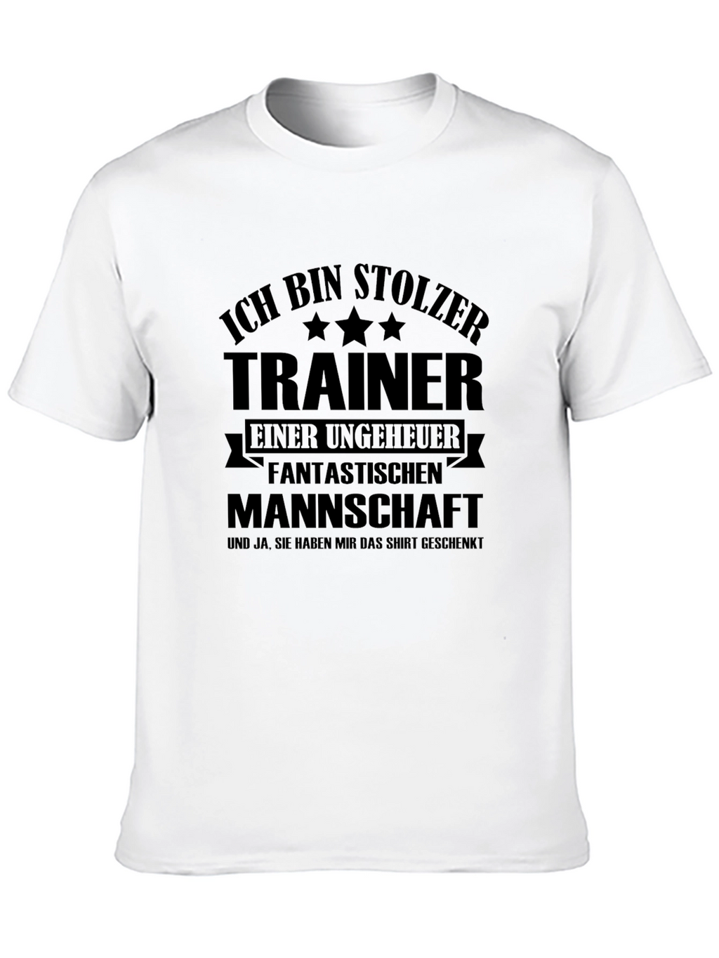 Proud Coach T-Shirt - German Text Trainer Tee