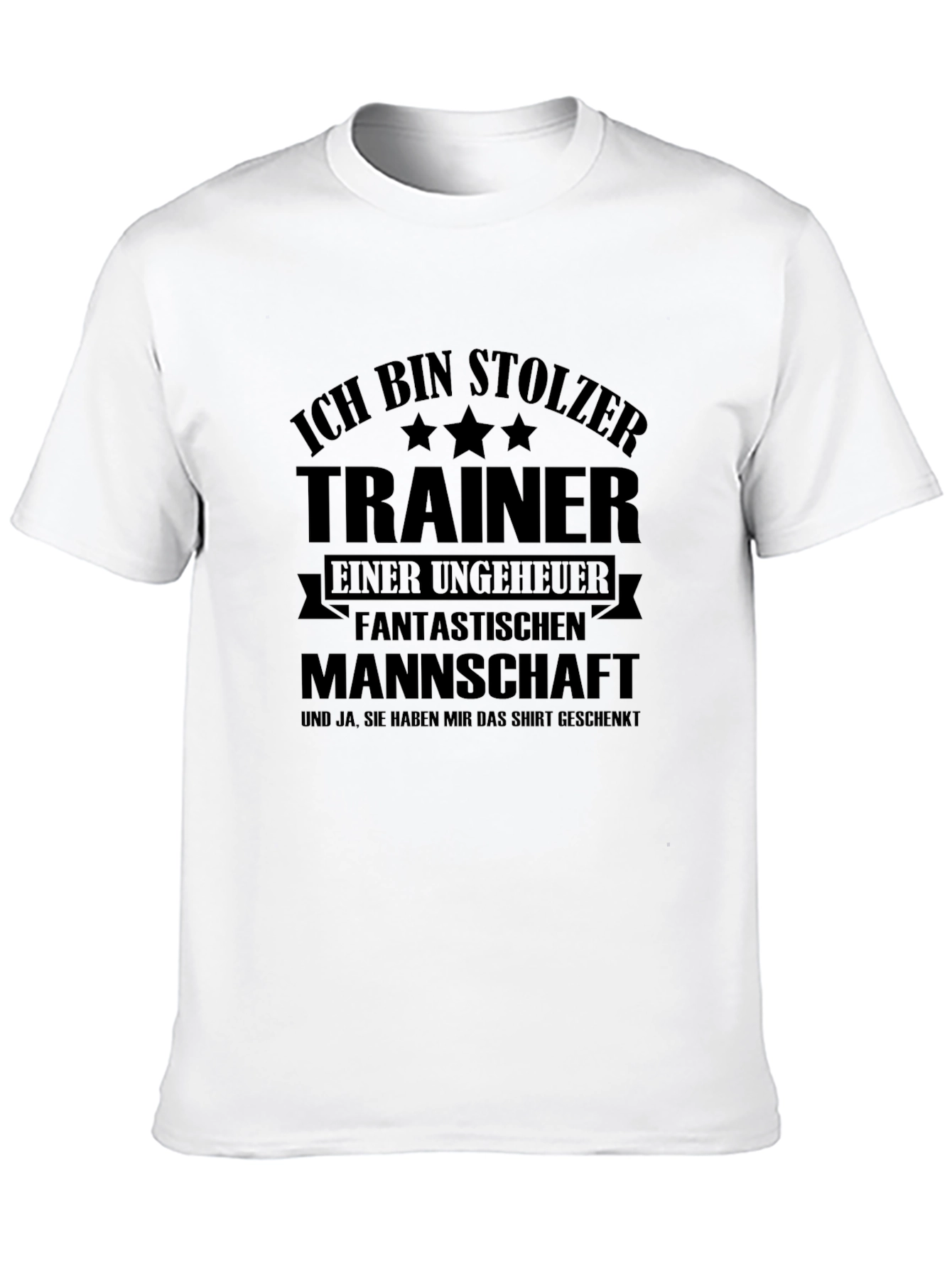 Proud Coach T-Shirt - German Text Trainer Tee