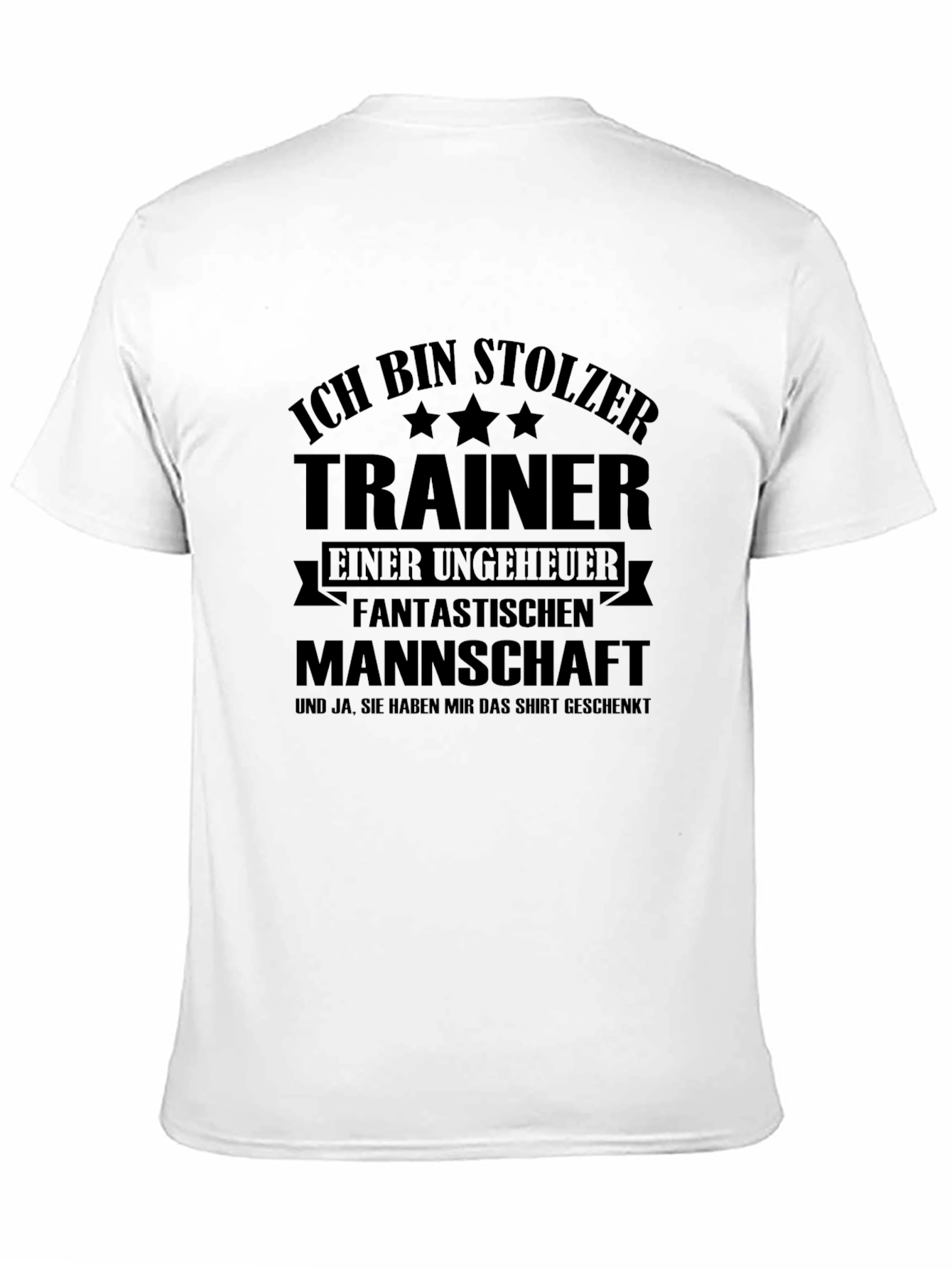 Proud Coach T-Shirt - German Text Trainer Tee