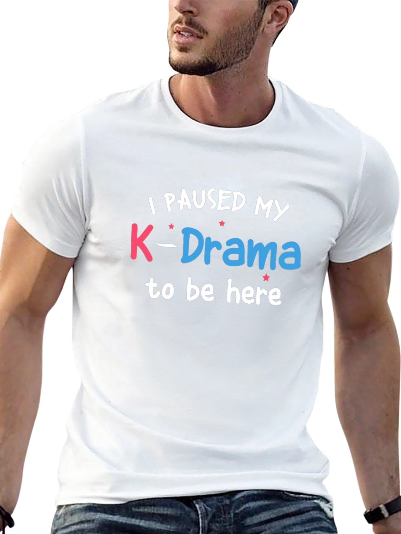 K-Drama Fan T-Shirt -  Paused My K-Drama Tee