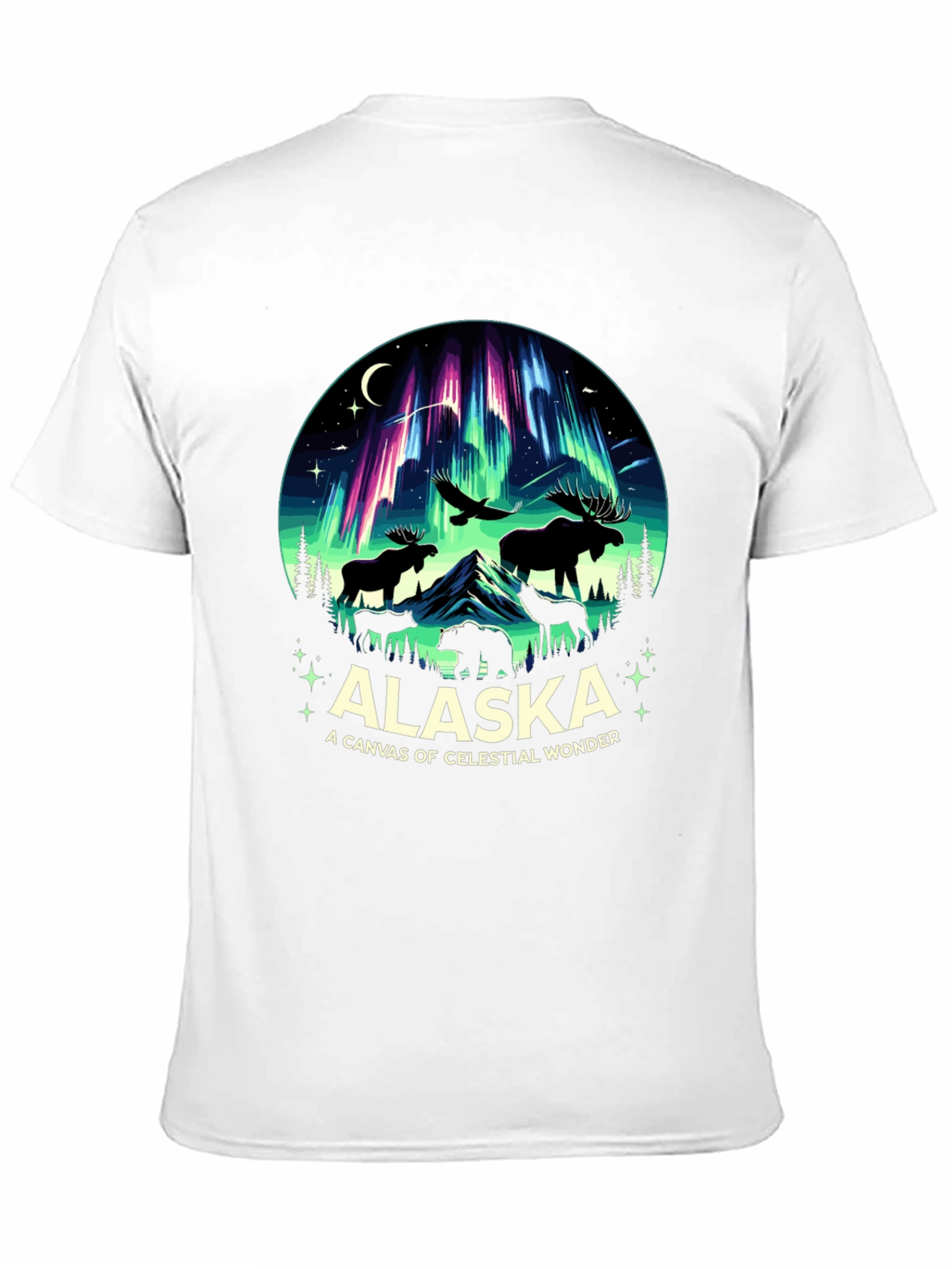 Alaska Celestial Wonder Graphic Tee