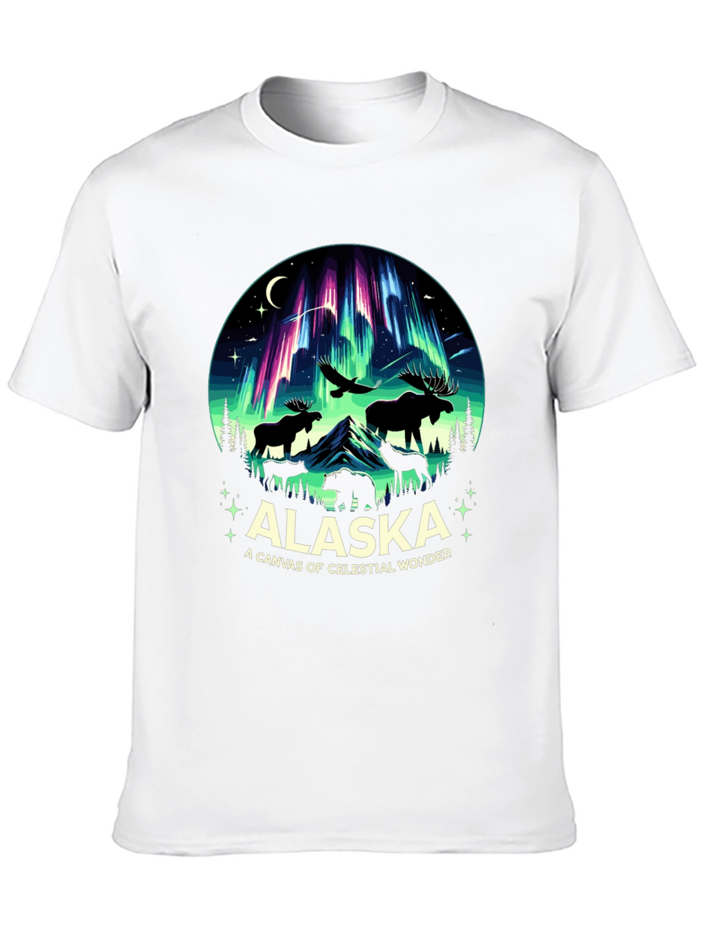 Alaska Celestial Wonder Graphic Tee