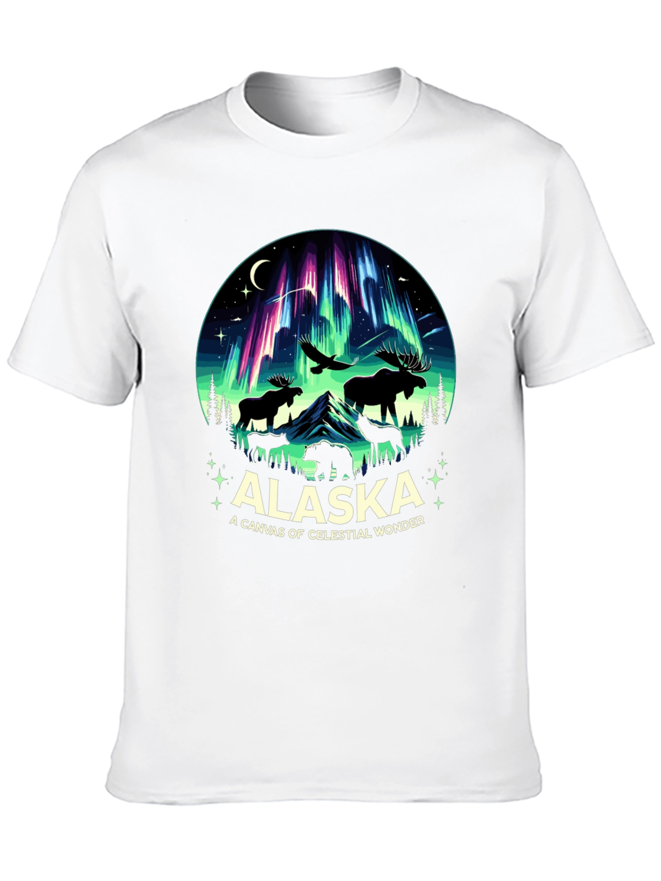 Alaska Celestial Wonder Graphic Tee
