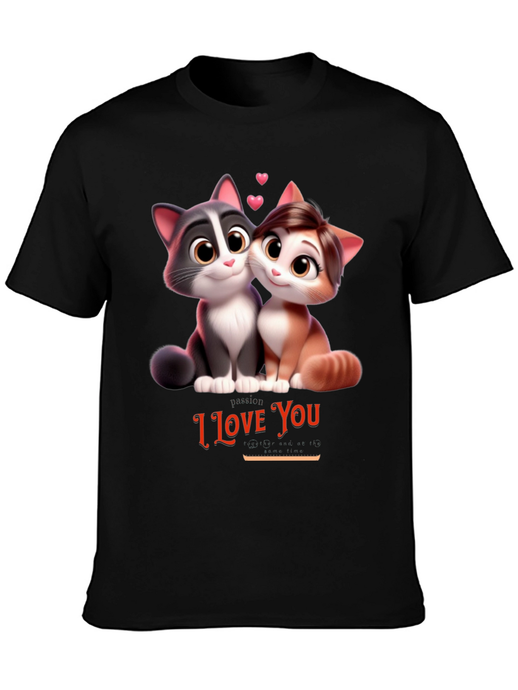 I Love You Cats T-Shirt