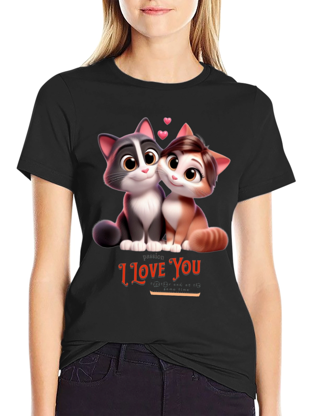 I Love You Cats T-Shirt
