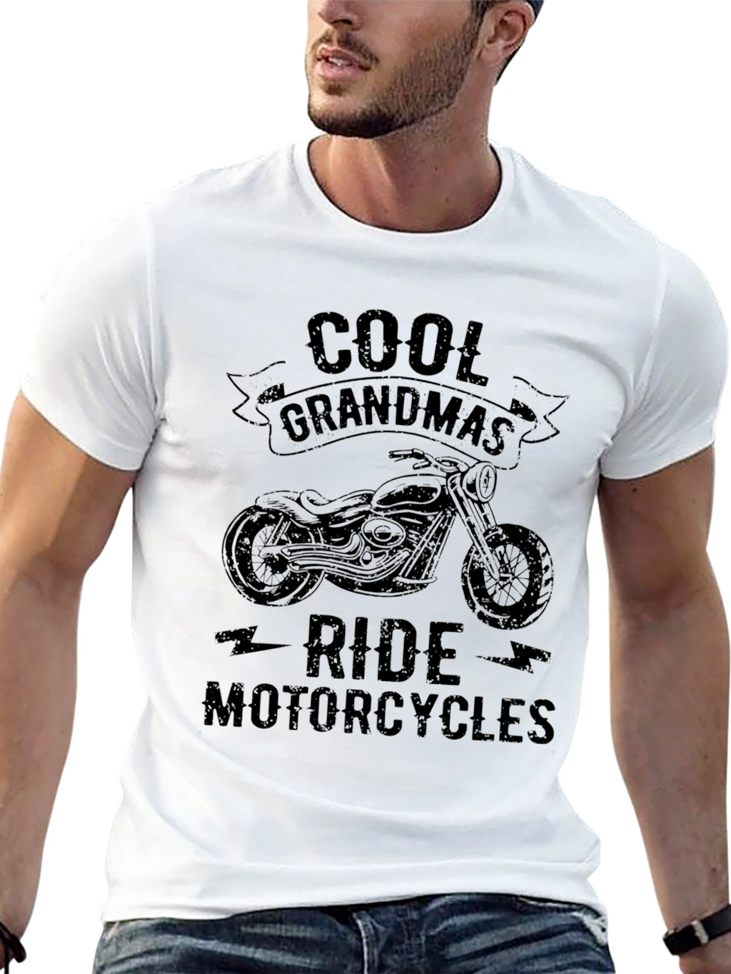 Cool Grandmas Ride Motorcycles T-Shirt